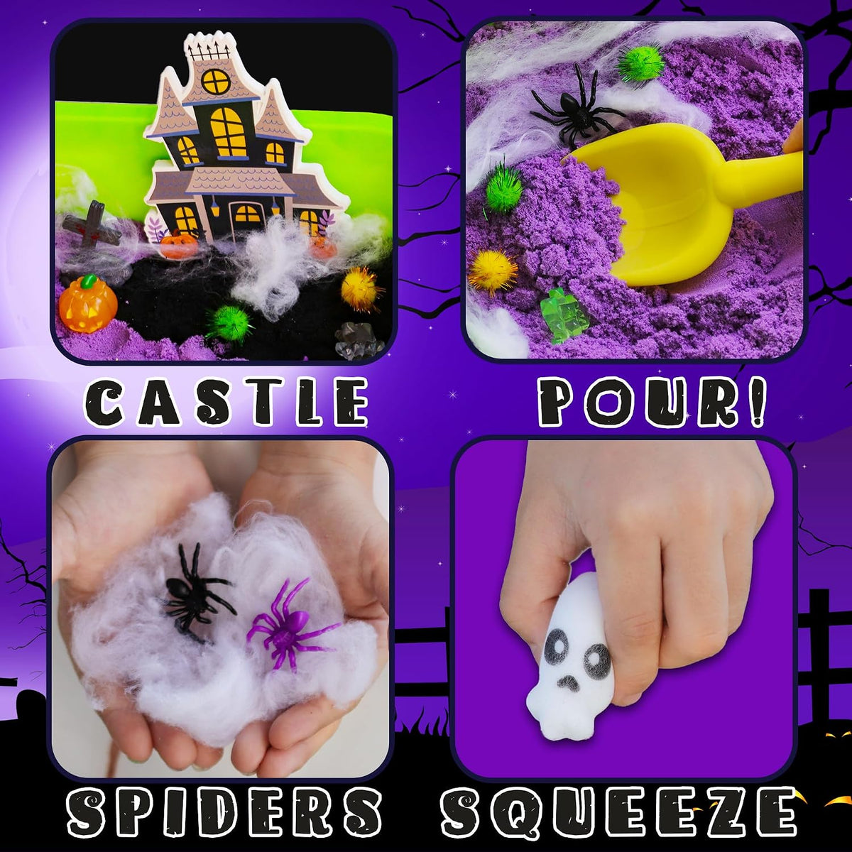 AGENTLAN Ocean Sensory Bin with Sensory Sand - HALLOWEEN - image 2
