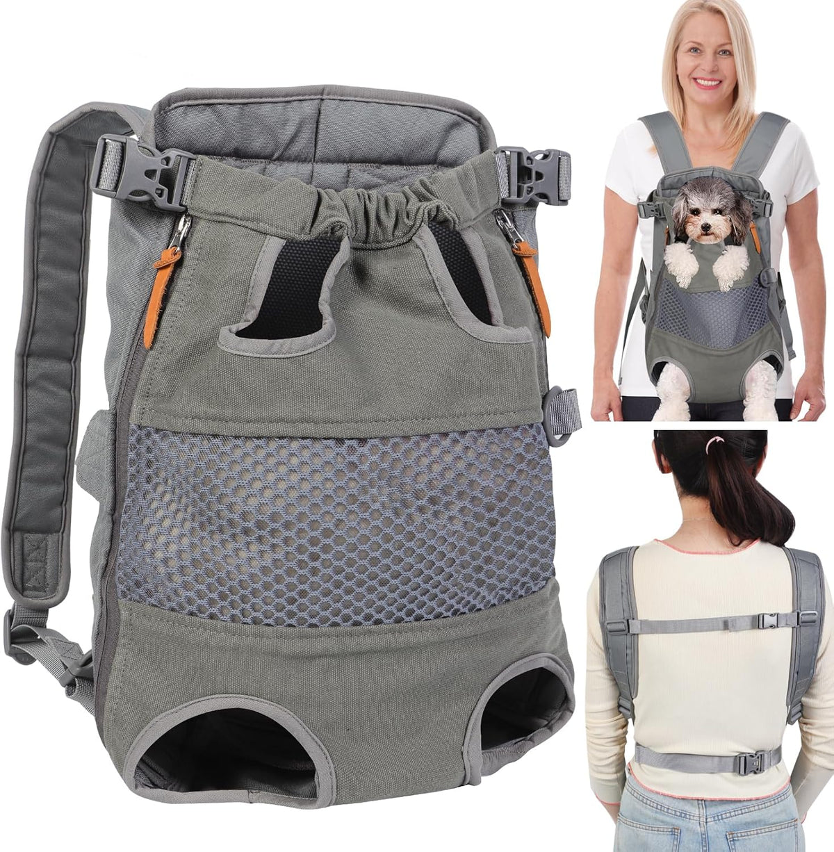 Dog Carrier Backpack, Legs Out Front