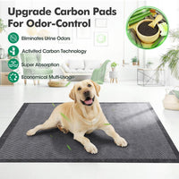 Enormous 37"x 54" Dog Training Potty Pads - 36"x36" Charcoal（30counts） - image 4
