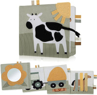 Soft Baby Book with Touch and Feel Pages - Farm Animals