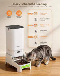 Automatic Dog Feeder with Elevated Stand - White-7L Standard / Basic with Stand - image 4