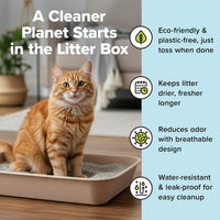 Kitty Sift Disposable Cat Litter Box Large - Litter Box Only / Large (6-Piece Set) - image 2