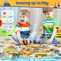 DIGOBAY round underwater ocean floor puzzle with sharks, fish and coral reef, 70 pieces - view 11