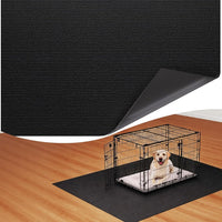 Dog Crate Mat, 24 in X 36 in Dog Playpen Mat Kennel Mat – Essentials for Dogs - Black / 43"L x 43"W