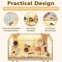 Prolee Hamster Cage with Legs, Guinea Pig Cages Chew Proof, Hamster House, Hamster Cages and Habitats, 24" L x 16" W x 40" H