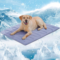Cooling Mat for Large Dogs, Q-Max>0.46 - Blue / 36" x 24" - Large-Crate