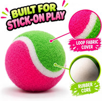 Liberty Imports toss and catch replacement balls, 12 pack of hook and loop sticky balls - view 2