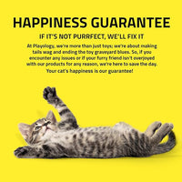 Playology Cat Toy Suction Cup Spring Bird Set | Interactive Toy with Lifelike Feather Birds & 2 Spring Replacements| Secure Suction Cup with Unpredictable Movement | Perfect for Active Indoor Cats