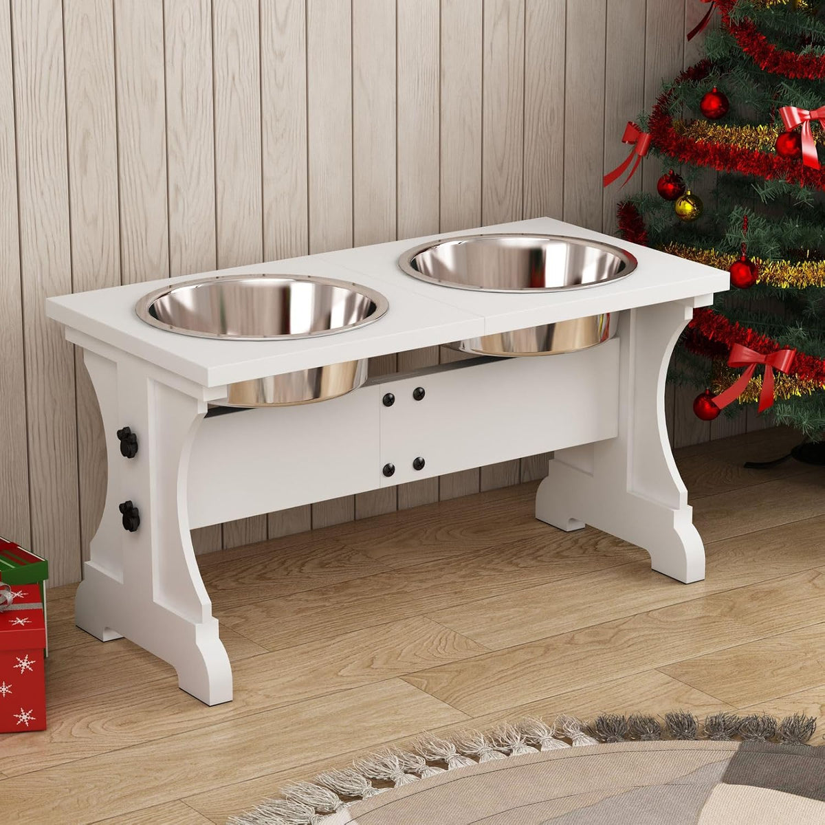 Piskyet Elevated Dog Bowls, Dog Bowl Stand - image 3