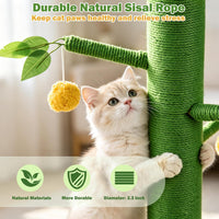 46" Tall Cat Scratching Post - Green(50" Tall) - image 2
