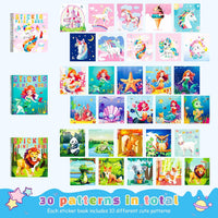 Homicozy 3Pcs Paint by Number Sticker Books for Kids 4-8 - Style1-3pcs - image 2