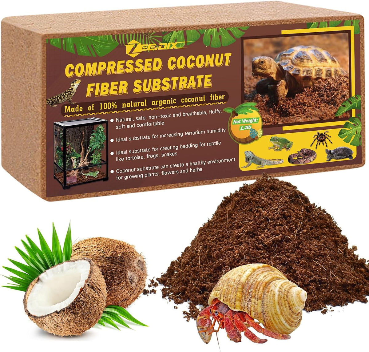 2 Pack Coconut Fiber Substrate - 1pcs