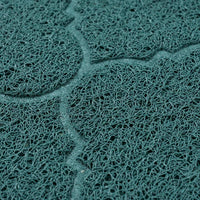 Cat Litter Box Mat, Kitty Premium PVC Pad, Durable Trapping Rug - #10 Celadon Green / Medallion/47 x 36 Inch - image 2