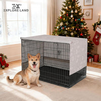 Explore Land Breathable Dog Crate Cover - 30"L x 19"W x 21"H / Dog Print - image 2