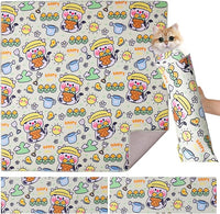 Cat Wrap for Grooming,Cat Wrap for Cutting Nails,Self-Adherent Soft Cat Blanket，Restrain the Cat to Keep Calm,Anti-Bite, Anti-Scratch, Wrap anti-Escape Grooming Bags for Cats ( within 16lbs)