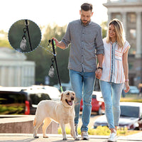 Dog Poop Bag Holder for Leash Waste Bag Carrier Dog Poop Bag - Black - image 4