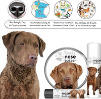 The Blissful Dog Chesapeake Bay Retriever Unscented Nose Butter, 2-Ounce