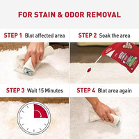 Nature’s Miracle Advanced Stain & Odor Eliminator For Dogs With Flip & Go Sprayer, 64 Ounces, Enzymatic Formula For Severe Dog Messes Including Urine, Feces, Diarrhea And Vomit Stains And Odors