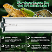 T5 Reptile Light Fixture Combo Kit 24W Light Fixture Reptile - 39W-Green / 39W 34.5IN Green - image 3