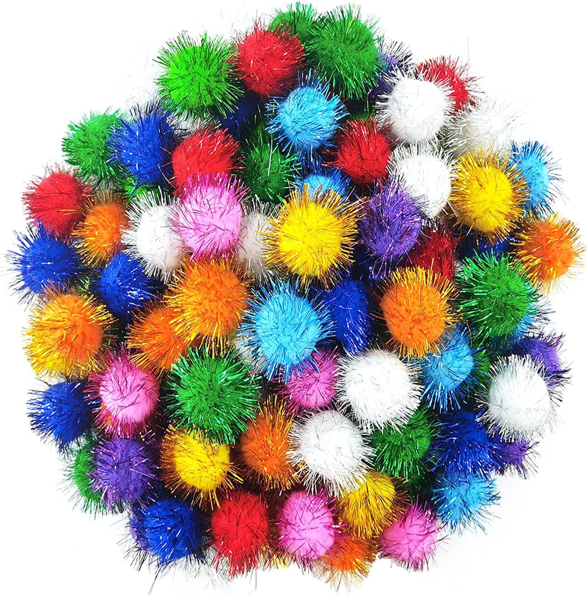 20 Pcs Assorted Color Flash Balls Cats Toy Balls – Essentials for Cats - 1.8 Inch (Pack of 100)