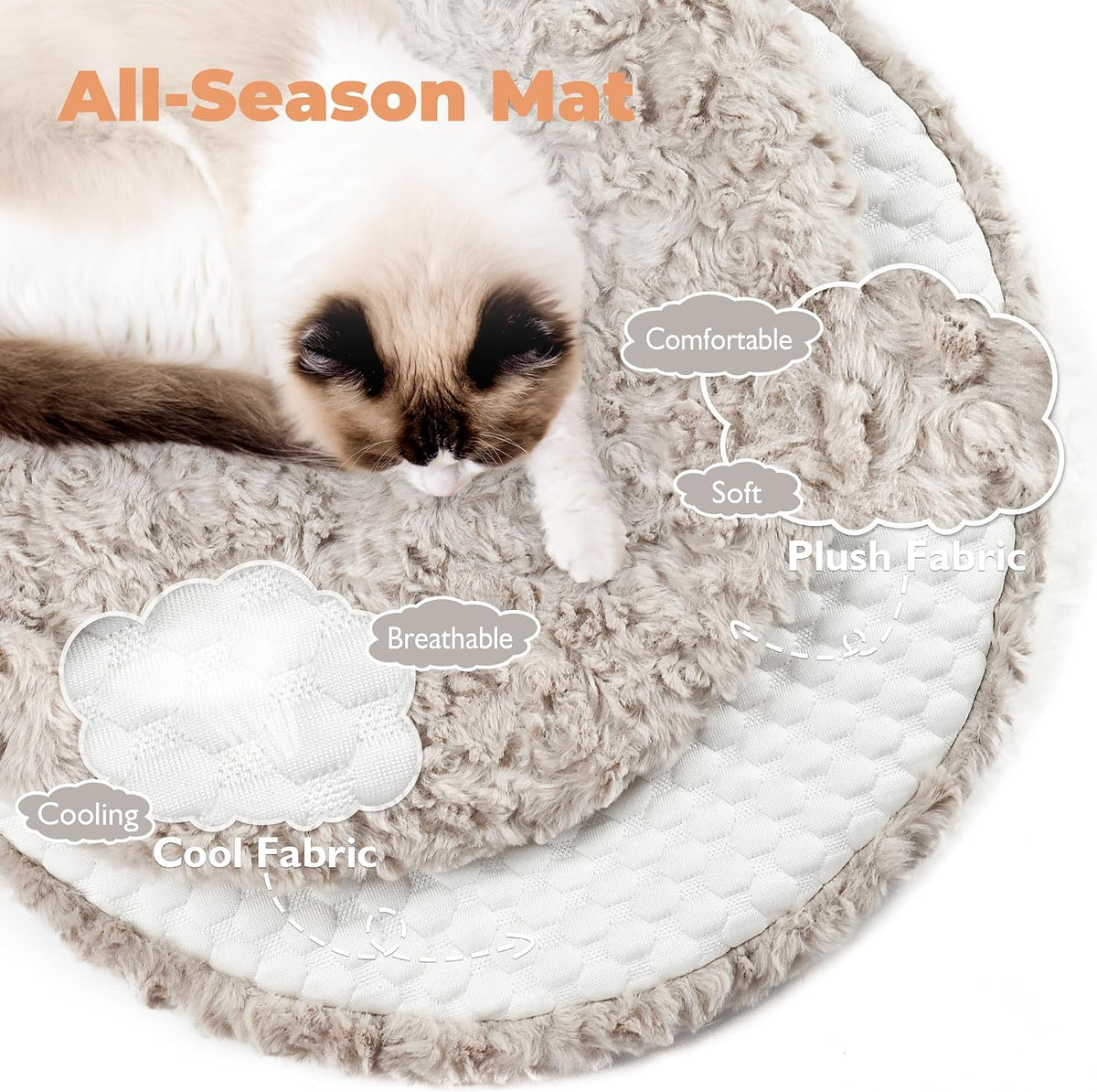 Easyego Modern Cat Tree, 26.3" Aesthetic Wood Cat Tree Tower for Small Cats – Essentials for Cats - Bullet Gray / 43.3'' - image 3