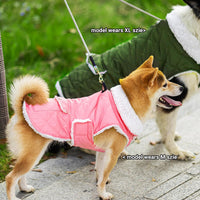 Dog Winter Coat for Cold Weather - Pink / XX-Large - image 4
