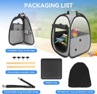 Akinerri Birds Travel Carrier, Small Bird Travel Bag - image 3