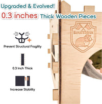 SoulThink Large Guinea Pig Hideout & House - Comfy Hammock - image 3