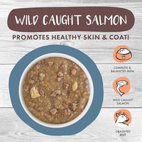 Weruva Classic Cat Stews!, Kettle Call with Beef, Chicken & Salmon in Gravy, 3oz Pouch (Pack of 12)