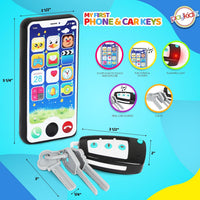 Toy Car Keys, Real Looking Play Toddler Remote Car Key - Phone & Keys - image 3