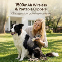 Highdas Dog Clippers for Grooming Low Noise - Grey - image 3
