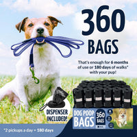 Reli. Dog Poop Bags w/ Holder, Leash Clip Dispenser - image 3