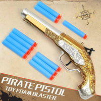 Toy Pirate Foam Blaster for kids Soft Foam Darts 20pcs Themed - Gold - image 2