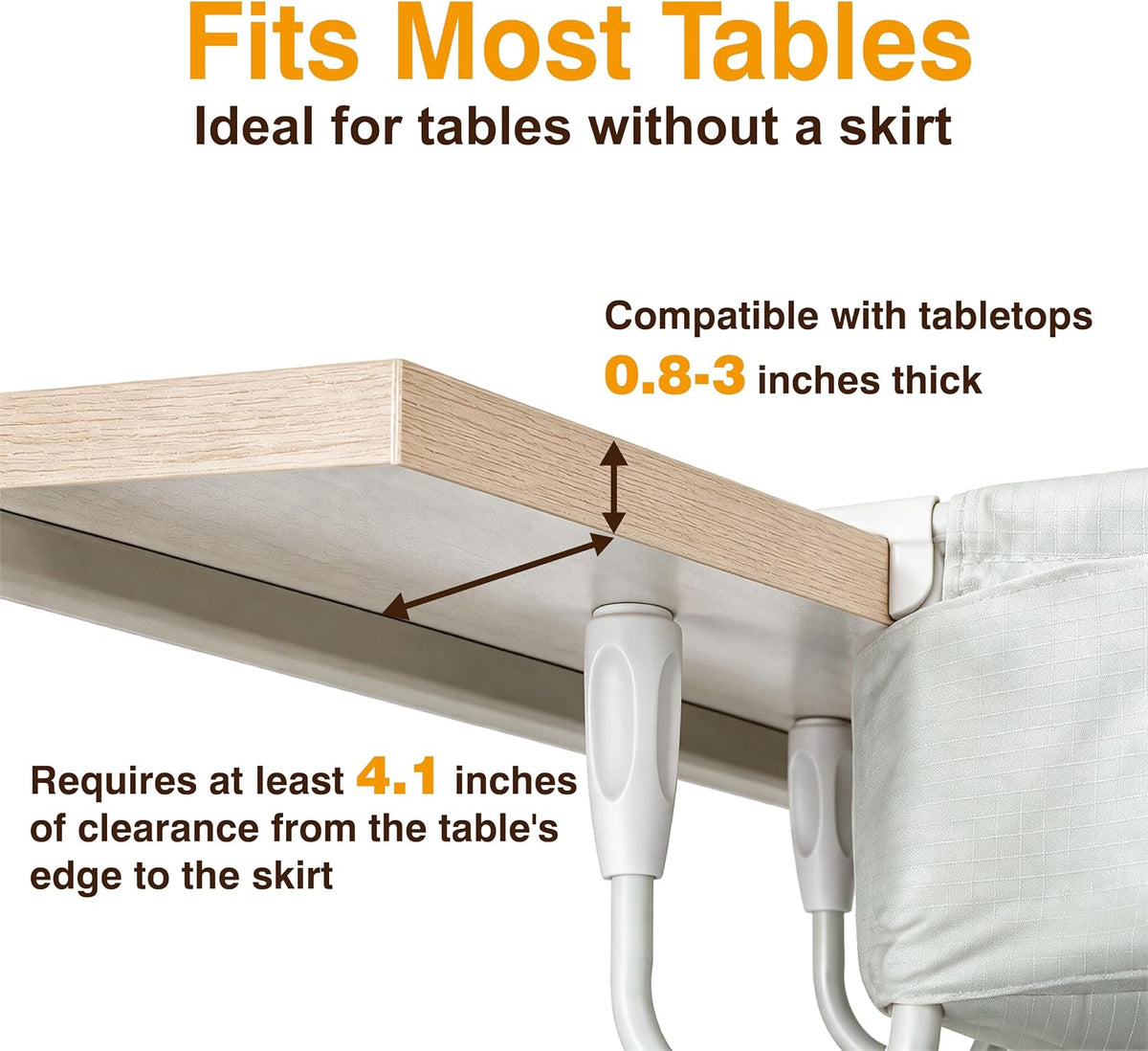 Extra-Sturdy Cat Desk Bed for Large Cats 50lbs Desk Cat Bed Attachment – Essentials for Cats - White - image 4