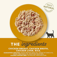 Applaws Natural Wet Cat Food in Broth, Limited Ingredient Canned Wet Cat Food, No Additives, Made with Natural Ingredients, Chicken Breast & Liver in Broth (24 x 2.47oz Cans)