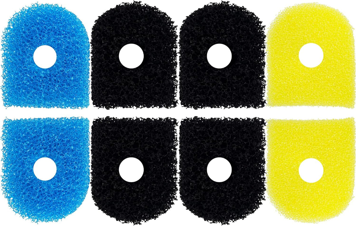 8 Pack Replacement Filter Sponges Compatible with Kulife Aquarium