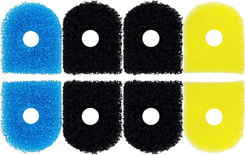 8 Pack Replacement Filter Sponges Compatible with Kulife Aquarium