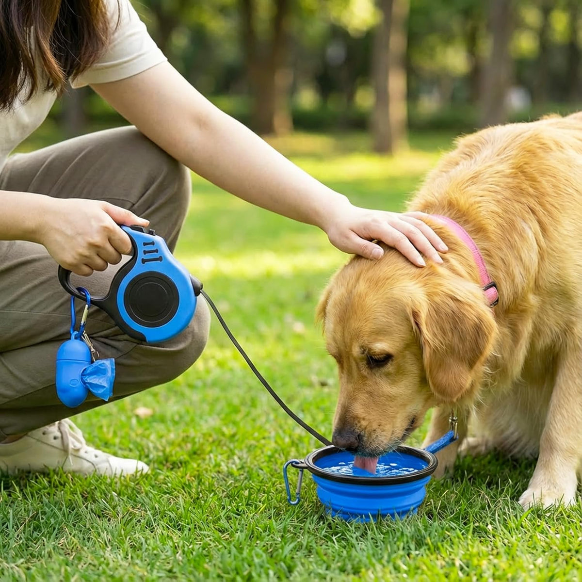 PETIMP Retractable Dog Leash Lightweight 16FT Leash Set – Essentials for Dogs - image 2