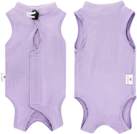 Cat Recovery Suit for Abdominal Wounds Cat Onesie After Surgery Female – Essentials for Cats - Purple / Medium - image 3