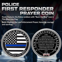 Military Gift Shop Air Force Armed Forces Prayer Coin - Police