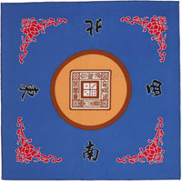 Mahjong Mat with 3 Dice & Carrying Bag - Blue - image 2