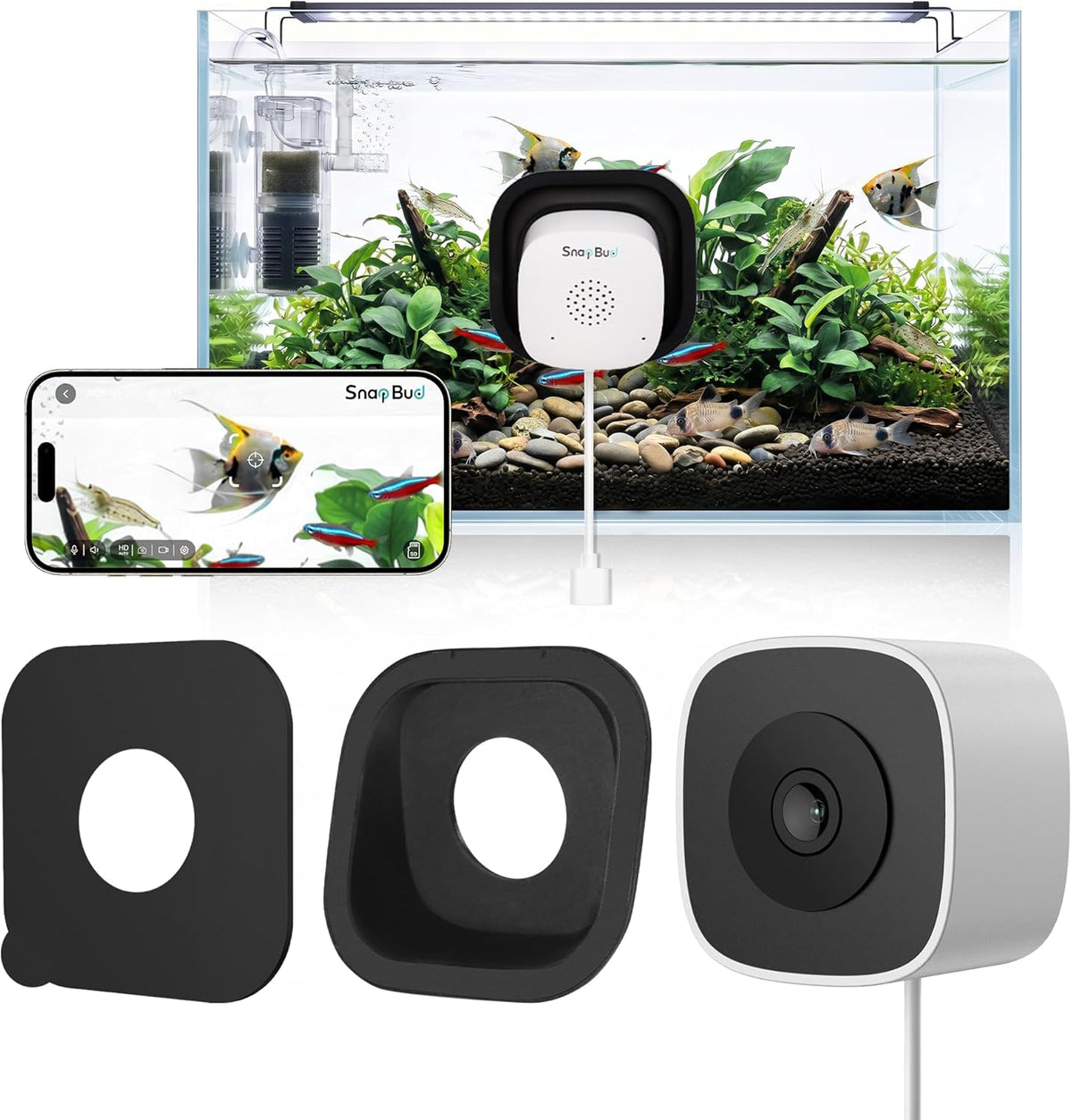 3MP 2K AI Reptile Aquarium Camera