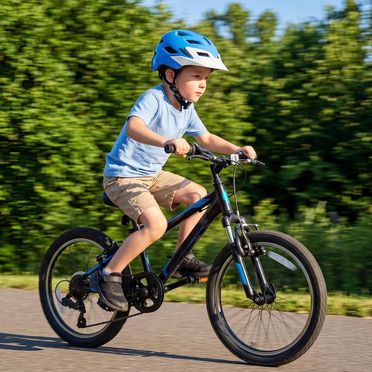 Kids Bike Helmet, Toddler Youth Helmet for Boys Girls, Ages 3-5 - Blue / 50cm-57cm/19.7''-22.4'' - image 2