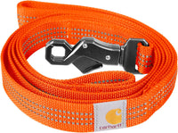 Carhartt Nylon Dual Handle Dog Leash Carhartt Brown L – Essentials for Dogs - Hunter Orange / Large (6'Length x 1' Width)