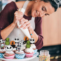 Rsstarxi 24 Pack Ghost Baby Boo Cupcake Toppers Glitter Spooky Little - Design 27 - image 4