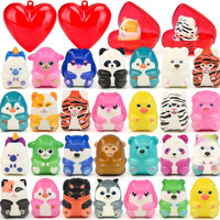 CURIBBLE 30 pack slow rising animal squishy toys in colorful capsules - view 2
