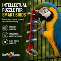 Bird Toys for Large Birds Stainless Steel Bird Toy with Traveling - Strip - image 2