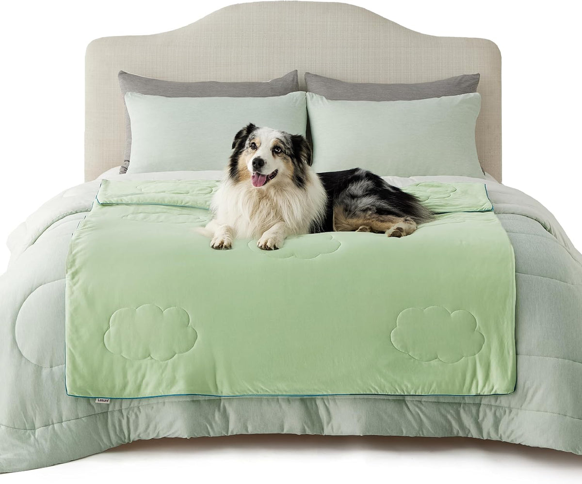 LE SURE ApexCloud Premium Cooling Blankets for Medium Dog Q-MAX>0.4 - XL(50x60") / Green