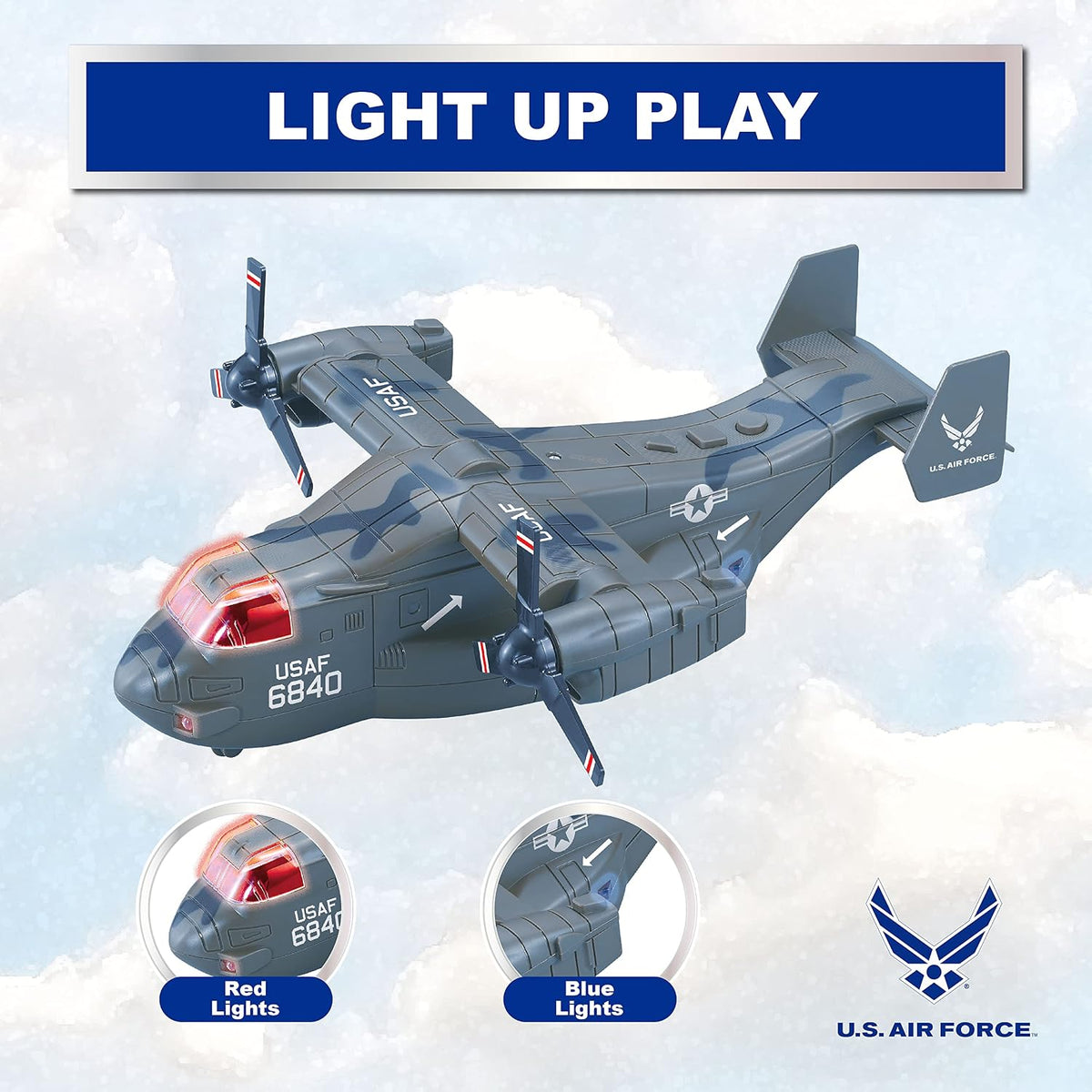 Lollipop United States Air Force Military Helicopter - V22 Osprey Aircraft - image 3