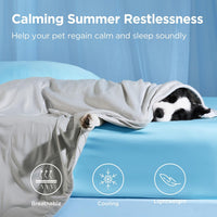 Bedsure Breathable Lightweight Cooling Blanket for Small Dogs - XL(50x60") / Pearl Grey - image 2